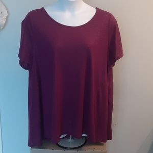 Lane Bryant purple sparkle shirt